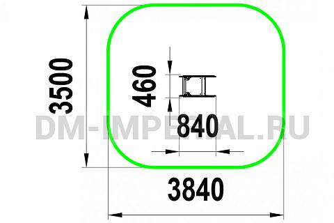 Уличное оборудование, Игровое оборудование, Качалка на пружине Дельфин КА 1.30 КА 1.30