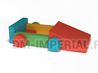 Мягкие игровые модули Машинка