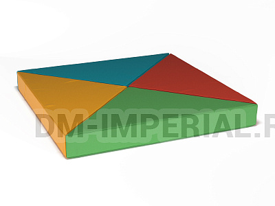 Развивающие мягкие модули Четырехлистник