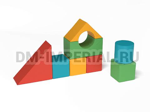 Оснащение детских садов, Мягкие модули, Мягкий конструктор Карапуз ММ-МК-03.021