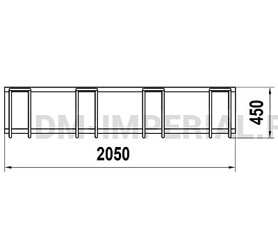 Уличное оборудование, Садово-парковое оборудование, Велопарковка ВЕЛО 1.10 ВЕЛО 1.10