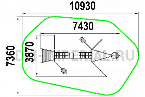 Уличное оборудование, Спортивное оборудование, Спортивный комплекс NEXT СК 1.4 СК 1.4