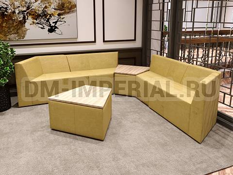 Оснащение школ, Мягкая мебель для школ, Диван модульный 13 ШМ-ММ-094