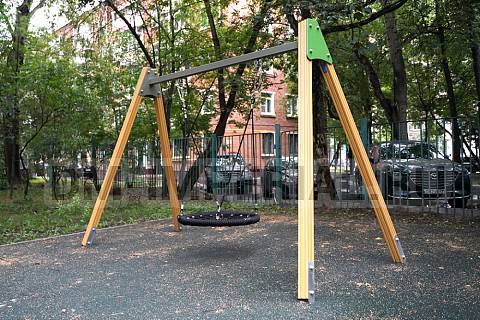 Уличное оборудование, Игровое оборудование, Качели Гнездо КАЧ 1.1 КАЧ 1.1