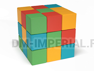 Мягкий конструктор Кубик Рубика