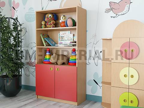 Оснащение детских садов, Шкафы, Шкафчик для игрушек ШС-050