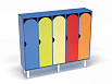 Шкаф 5-ти секционный на металлических ножках стандарт (разноцветный (ая), Вариант 11)
