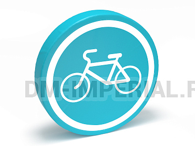 Дорожный знак Велосипедная дорожка