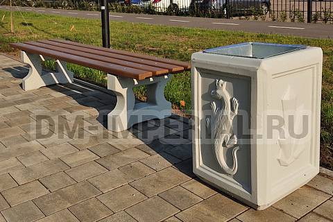 Уличное оборудование, Садово-парковое оборудование, Скамья парковая С 1.31 С 1.31