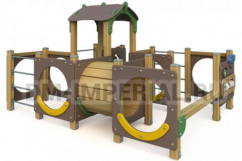 Уличное оборудование, Спортивное оборудование, Детский игровой лабиринт ЛАБ 1.5 ЛАБ 1.5