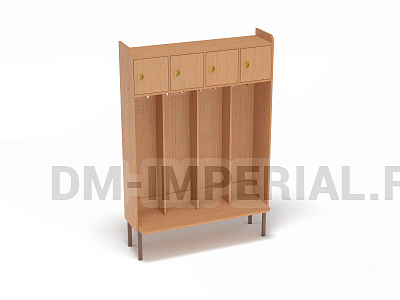 Шкаф для раздевалки 4 места