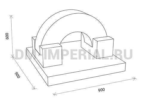 Оснащение детских садов, Мягкие модули, Мягкие спортивные модули Набор 1 ММ-СМ-02.004