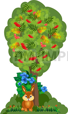 "Рябинка", резной стенд