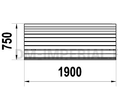 Уличное оборудование, Садово-парковое оборудование, Диван парковый Д 1.4 Д 1.4