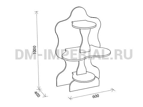 Оснащение детских садов, Детские уголки, Стойка для цветов Подсолнух ИМ-100 Оснащение детских садов, Детские уголки, Стойка для цветов Подсолнух ИМ-100