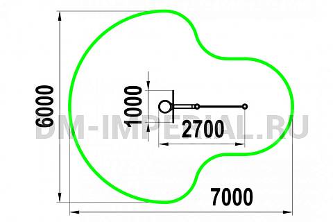 Уличное оборудование, Спортивное оборудование, Турник, баскетбольная стойка W-06-001 W-06-001