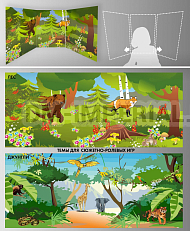 Стенд для сюжетно-ролевых игр, 2-х сторонний