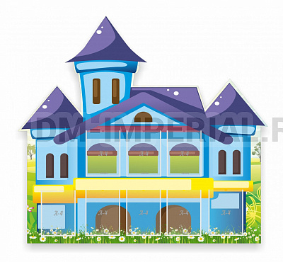 Замок, резной стенд