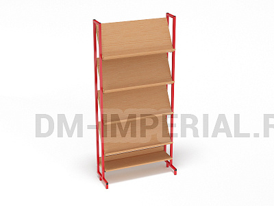 Стеллаж библиотечный демонстрационный