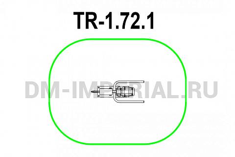 Уличное оборудование, Спортивное оборудование, Тренажер Жим на брусьях с изменяемой нагрузкой ТР 1.72.1 ТР 1.72.1
