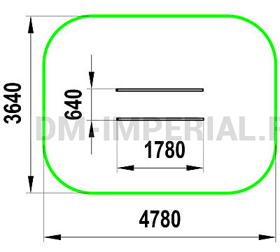 Уличное оборудование, Спортивное оборудование, Брусья-низкие параллельные W-04-001 W-04-001