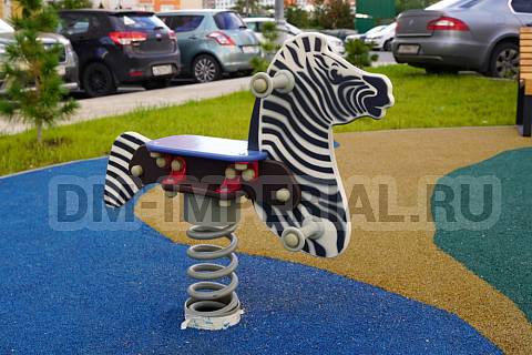 Уличное оборудование, Игровое оборудование, Качалка на пружине Зебра КА 1.14 КА 1.14
