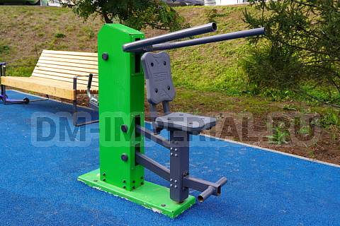 Уличное оборудование, Спортивное оборудование, Тренажер Жим на брусьях с изменяемой нагрузкой ТР 1.72.1 ТР 1.72.1