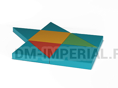 Развивающие мягкие модули Рыбка