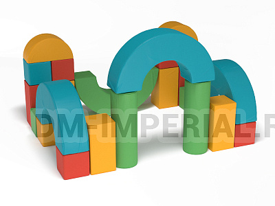 Мягкие игровые модули Замок Феи