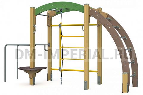Уличное оборудование, Спортивное оборудование, Детский рукоход РУ 1.7 РУ 1.7