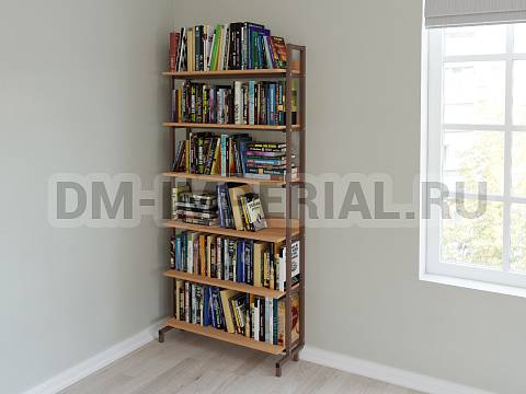 Оснащение школ, Мебель для библиотек, Стеллаж библиотечный односторонний ШМ-МБ-005