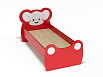 Кровать ЛДСП Мышонок с рисунком (разноцветный (ая), красный, 1400*600)