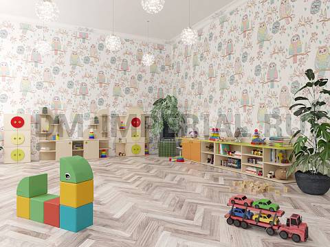 Оснащение детских садов, Детские уголки, Шкаф для уголка живой природы 2 ИМ-032