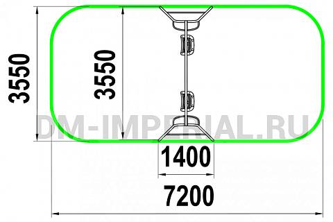 Уличное оборудование, Игровое оборудование, Качели КАЧ 1.13 КАЧ 1.13