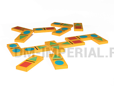 Развивающие мягкие модули Домино мини