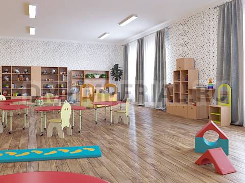 Оснащение детских садов, Игровая мебель, Автобус ИМ-047