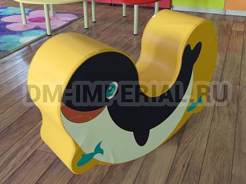 Оснащение детских садов, Мягкие модули, Контурная игрушка Китенок ММ-КИ-001