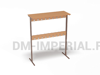 Вешалка напольная двухсторонняя 36 мест