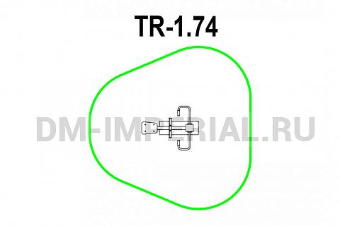 Уличное оборудование, Спортивное оборудование, Тренажер Велосипед ТР 1.74 ТР 1.74
