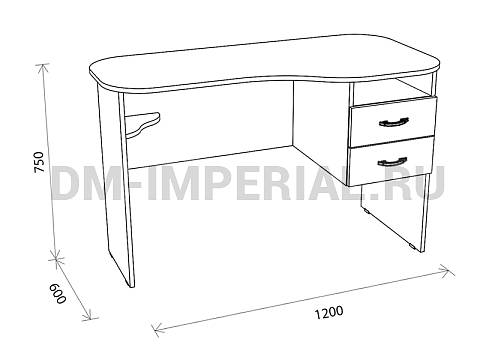 Оснащение детских садов, Столы, Стол для воспитателя Капелька СТ-055 Оснащение детских садов, Столы, Стол для воспитателя Капелька СТ-055