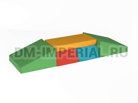Оснащение детских садов, Мягкие модули, Мягкие спортивные модули Альпийская горка ММ-СМ-01.004