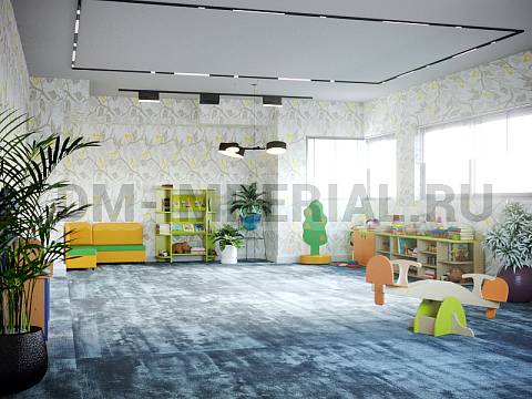 Оснащение детских садов, Шкафы, Стеллаж для книг ШС-034