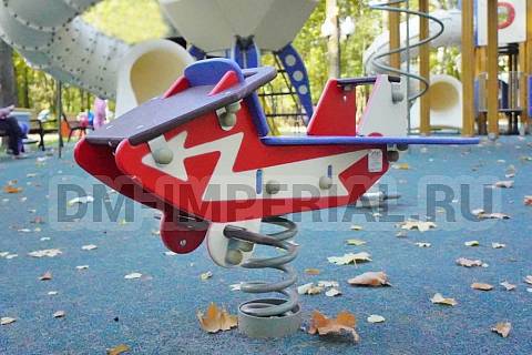 Уличное оборудование, Игровое оборудование, Качалка на пружине Самолет КА 1.9 КА 1.9
