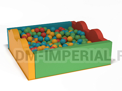 Сухой бассейн Квадратный Волна