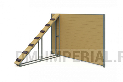 Полоса препятствий Забор с наклонной доской ПП 1.2