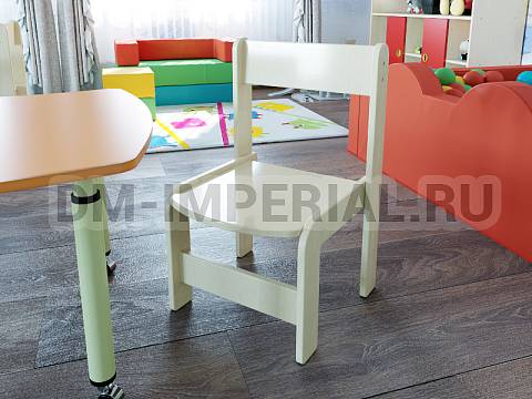 Оснащение детских садов, Стулья, Стул штабелируемый, лак/лак С-030.01