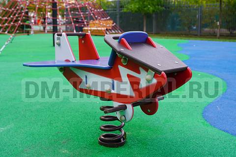 Уличное оборудование, Игровое оборудование, Качалка на пружине Самолет КА 1.9 КА 1.9