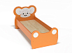 Кровать ЛДСП Мышонок с рисунком (разноцветный (ая), оранжевый, 1400*600)