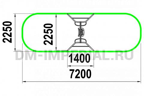 Уличное оборудование, Игровое оборудование, Качели КАЧ 1.5 КАЧ 1.5
