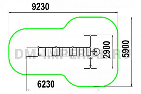 Уличное оборудование, Спортивное оборудование, Спортивный миникомплекс СП 1.7 СП 1.7